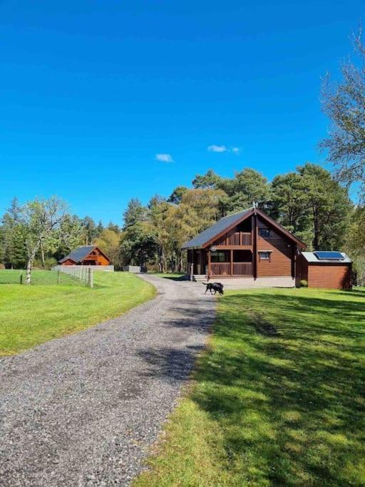 Red Squirrel Log Cabin With Hot Tub Keith Extérieur photo